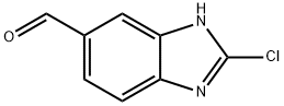 1H-Benzimidazole-5-carboxaldehyde,2-chloro-(9CI) Structural