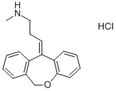 11[6H]-[3-(METHYLAMINO)PROPYLIDENE]DIBENZ[B,E]OXEPINE HYDROCHLORIDE Structural