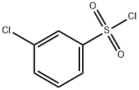 3-Chlorobenzenesulfonyl chloride Structural