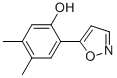 5-(4,5-DIMETHYL-2-HYDROXYPHENYL)ISOXAZOLE Structural