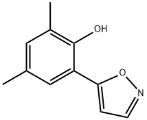 2-(ISOXAZOL-5-YL)-4,6-DIMETHYLPHENOL Structural