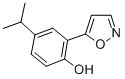 4-ISOPROPYL-2-(ISOXAZOL-5-YL)PHENOL Structural