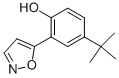 5-(5-tert-Butyl-2-hydroxyphenyl)isoxazole Structural