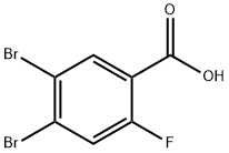 4,5-DIBROMO-2-FLUOROBENZOIC ACID Structural