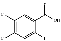 4,5-DICHLORO-2-FLUOROBENZOIC ACID Structural