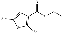 3-Thiophenecarboxylicacid,2,5-dibromo-,ethylester(9CI) Structural