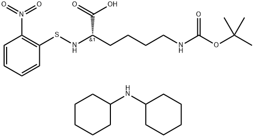 NPS-LYS(BOC)-OH DCHA Structural