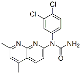 Urea, N-(3,4-dichlorophenyl)-N-(5,7-dimethyl-1,8-naphthyridin-2-yl)- (9CI) Structural