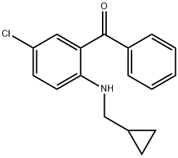 2-Cyclopropylmethylamino-5-chlorobenzophenone