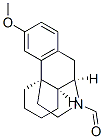 (9alpha,13alpha,14alpha)-3-methoxymorphinan-17-carbaldehyde Structural