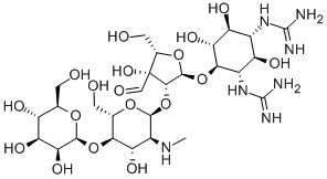 4-O-[2-O-[4-O-β-D-Mannopyranosyl-2-(methylamino)-2-deoxy-α-L-glucopyranosyl]-3-formyl-α-L-lyxofuranosyl]-N,N'-bis(aminoiminomethyl)-D-streptamine