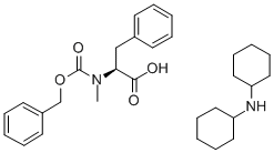 N-ALPHA-BENZYLOXYCARBONYL-N-ALPHA-METHYL-L-PHENYLALANINE DICYCLOHEXYLAMINE Structural