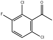 2,6-Dichloro-3-fluoroacetophenone Structural