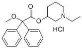 2,2-Diphenyl-2-methoxyacetic acid (1-ethyl-3-piperidyl) ester hydrochl oride