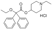 2,2-Diphenyl-2-ethoxyacetic acid (1-ethyl-4-piperidyl) ester hydrochlo ride