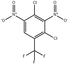 2,4-Dichloro-3,5-dinitrobenzotrifluoride Structural