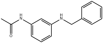 N-[3-[(phenylmethyl)amino]phenyl]acetamide Structural