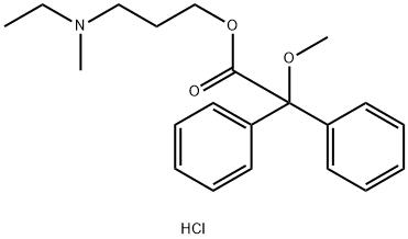 2,2-Diphenyl-2-methoxyacetic acid (3-(N-ethyl-N-methylamino)propyl) es ter hydrochloride