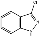 3-CHLORO-1H-INDAZOLE Structural