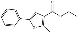 Ethyl-2-methyl-5-phenyl-3-furanecarboxylate Structural