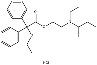 2,2-Diphenyl-2-ethoxyacetic acid (2-(N-sec-butyl-N-ethylamino)ethyl) e ster hydrochloride