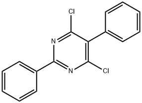 4,6-DICHLORO-2,5-DIPHENYLPYRIMIDINE Structural