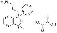 1-Phthalanpropylamine, 3,3-dimethyl-1-phenyl-, oxalate Structural