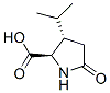 D-Proline, 3-(1-methylethyl)-5-oxo-, (3S)- (9CI) Structural