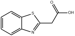 2-Benzothiazoleacetic acid Structural