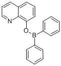 DIPHENYLBORANE 8-HYDROXYQUINOLINATE Structural
