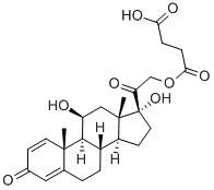 Prednisolone succinate Structural