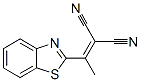 Propanedinitrile, [1-(2-benzothiazolyl)ethylidene]- (9CI) Structural