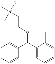 N,N-Dimethyl-2-[(o-methyl-α-phenylbenzyl)oxy]ethanamine N-oxide Structural