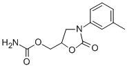 2-Oxazolidinone, 5-hydroxymethyl-3-(m-tolyl)-, carbamate