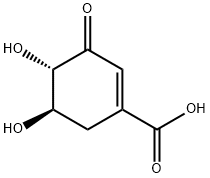 (-)-3-DEHYDROSHIKIMIC ACID Structural