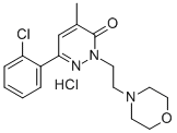 6-(o-Chlorophenyl)-4-methyl-2-(2-morpholinoethyl)-3(2H)-pyridazinone h ydrochloride