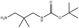 1-BOC-AMINO-2,2-DIMETHYL-1,3-PROPANEDIAMINE Structural