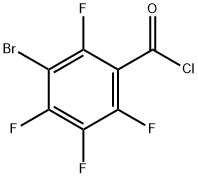 3-BROMO-2,4,5,6-TETRAFLUOROBENZOYL CHLORIDE Structural