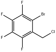 2-BROMO-3,4,5,6-TETRAFLUOROBENZYLCHLORIDE Structural