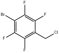 4-BROMO-2,3,5,6-TETRAFLUOROBENZYLCHLORIDE Structural