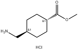 TRANS-METHYL 4-AMINOMETHYL-CYCLOHEXANECARBOXYLATE HCL Structural