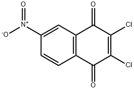 2,3-DICHLORO-6-NITRO-1,4-NAPHTHOQUINONE Structural