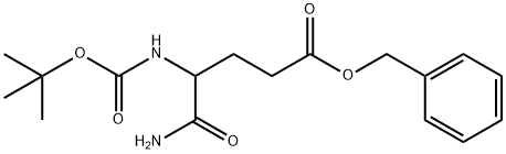 BENZYL 5-AMINO-4-[(TERT-BUTOXYCARBONYL)AMINO]-5-OXOPENTANOATE Structural