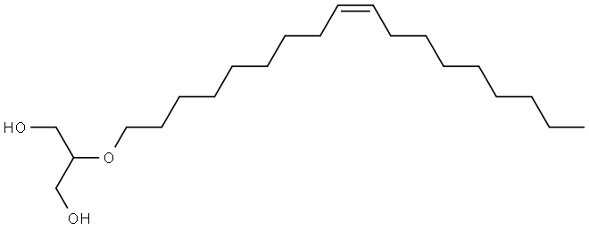 sn-2-O-(cis-9)Octadecenylglycerol Structural