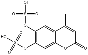 4-METHYL-6,7-BIS(SULFOXY)-2H-1-BENZOPYRAN-2-ONE DISODIUM SALT TRIHYDRATE