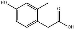 4-HYDROXY-2-METHYLPHENYLACETIC ACID Structural