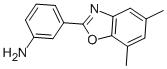 3-(5,7-DIMETHYL-BENZOOXAZOL-2-YL)-PHENYLAMINE Structural