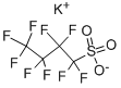 Potassium nonafluoro-1-butanesulfonate Structural