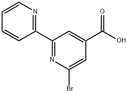 6-BROMO-[2,2'-BIPYRIDINE]-4-CARBOXYLIC ACID Structural