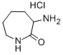 DL-alpha-Amino-epsilon-caprolactam hydrochloride Structural